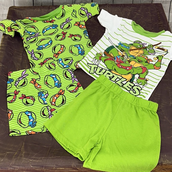 Spider Man Marvel Boys Pajamas Bundle size 2t Ninja turtles paw patrol 12 pc - Picture 5 of 6